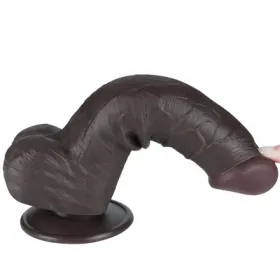 Realističan Dildo sa pomerajućom kožicom- LVTOY00745-2